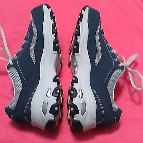 NWOT Women's Skechers D'LITES blue shoes size 7.5 - Picture 5 of 10